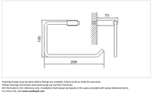 Load image into Gallery viewer, CAE towel ring Chrome 9515 T01066C
