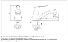 Load image into Gallery viewer, CAE Basin Pillar Tap Chrome 91.6012C-SP
