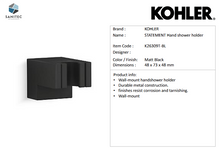 Load image into Gallery viewer, Kohler shower holder Statement K26309T-BL
