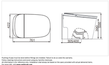 Load image into Gallery viewer, Jomoo smart toilet w/wave sensor 761x422mm ZD8920-SA-IDO305
