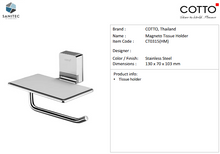 Load image into Gallery viewer, Cotto Magneto tissue holder CT0315(HM)
