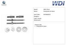 Load image into Gallery viewer, WDI Fixing bolts for basin K9700GASV2
