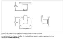 Load image into Gallery viewer, Kallista Per Se hook nickel silver P34706-00-AD
