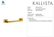 Load image into Gallery viewer, Kallista Per Se towel bar Polished Gold P34702-00-24K
