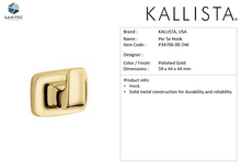 Load image into Gallery viewer, Kallista Per Se hook Polished Gold P34706-00-24K
