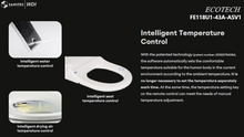 Load image into Gallery viewer, WDI Ecotech intelligent toilet with manual flush FE118U1-43A-ASV1
