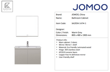 Load image into Gallery viewer, JOMOO wall hung vanity unit warm grey XA2034-147H-1
