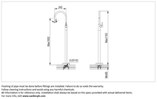 Load image into Gallery viewer, CAE  York free standing basin mixer Chrome 37.1525C
