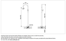 Load image into Gallery viewer, CAE  York free standing basin mixer Matt Black 37.1525PBR
