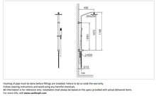 Load image into Gallery viewer, CAE 2in1 showerset w/headshower 25cm 75.2343C
