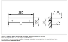 Load image into Gallery viewer, CAE 9510 paper holder 250x100x100mm 9510 T05038C
