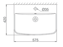 Load image into Gallery viewer, Viglacera Wall Hung Basin with  Half Pedestal  CD58B + CD58HP
