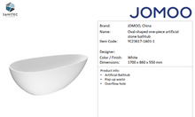 Load image into Gallery viewer, Jomoo tub oval artificial stone 170x86x88cm YC23617-1A01-1
