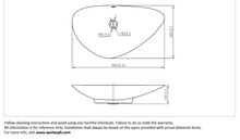 Load image into Gallery viewer, JOMOO basin countertop w/o overflow hole 12741-1/01K-I011
