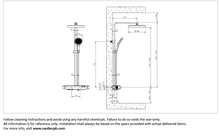 Load image into Gallery viewer, JOMOO Light Smart rain thermo shower system Chrome 26179-624/1B-1
