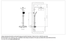Load image into Gallery viewer, JOMOO Light Smart rain thermo shower system Gun Metal 26179-624/HBS-1
