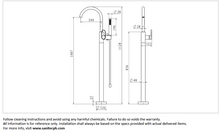 Load image into Gallery viewer, JOMOO RHYS free standing tub mixer 38023-931/EB-1
