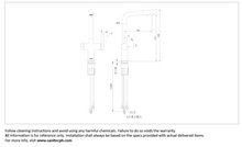 Load image into Gallery viewer, JOMOO kitchen faucet double lever Chrome 23020-648/1B-Z
