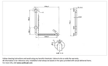 Load image into Gallery viewer, JOMOO L-shaped grab rail P939088-00-1
