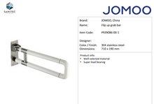 Load image into Gallery viewer, JOMOO handrail flip up with nylon cover P939086-00-1
