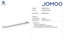 Load image into Gallery viewer, JOMOO Double Towel Bar Chrome 9302209-1B-1
