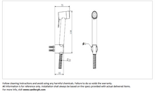 Load image into Gallery viewer, JOMOO Bidet Handspray Set Brass S190011-2B02-I012
