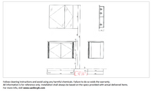 Load image into Gallery viewer, JOMOO wall hung vanity unit grey blue A2453-748W-2
