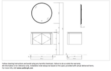 Load image into Gallery viewer, JOMOO Bathroom Cabinet Mocha white A2465-14AR-1
