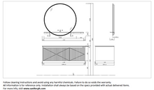 Load image into Gallery viewer, JOMOO wall hung vanity unit mocha white A2449-18AR-I011
