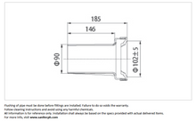 Load image into Gallery viewer, WDI straight connector with sleeve K9505AHBI+31017

