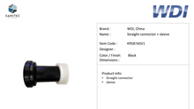 Load image into Gallery viewer, WDI drain pipe with sleeve K9587ASV1
