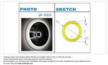 Load image into Gallery viewer, Queenswood mirror with led light Ø90cm QW-YG825
