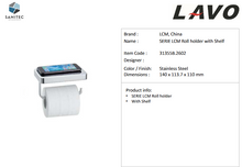 Load image into Gallery viewer, LCM LAVO roll holder with shelf 31355B.2602
