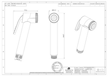 Load image into Gallery viewer, Sparsh Pearl bidet w/hose &amp; holder hero chrome HF-1261

