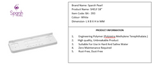 Load image into Gallery viewer, Sparsh Pearl shelf ptmt 18" white/ivory BA-393
