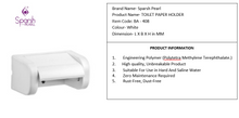 Load image into Gallery viewer, Sparsh Pearl toilet paper holder white/ivory BA-408
