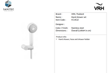 Load image into Gallery viewer, VRH rainbow handshower, holder, &amp; hose FC14CJZ
