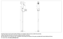 Load image into Gallery viewer, VRH bidet w/ nut and hose connector FXSEY-0062WS
