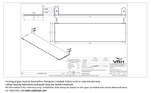 Load image into Gallery viewer, VRH Duracon glass shelf DC106AB
