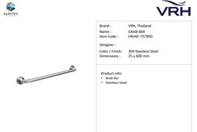 Load image into Gallery viewer, VRH grab bar Ø25 x 600mm FBVHC-TS790D
