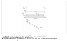 Load image into Gallery viewer, VRH grab bar Ø25 x 600mm FBVHC-TS790D
