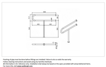 Load image into Gallery viewer, VRH floor mounted grab bar FBVHC-TS795B
