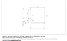 Load image into Gallery viewer, VRH grab bar Ø32 x 600 x 600mm (right) FBSEC-TS791E
