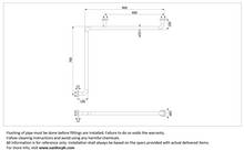 Load image into Gallery viewer, VRH grab bar Ø32 x 800 x 700mm (right) FBSEC-T001BS
