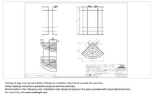 Load image into Gallery viewer, VRH HOY 2-tiered corner rack 200 x 360mm H105
