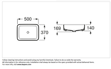 Load image into Gallery viewer, Roca INSPIRA SQUARE countertop basin without overflow A327530000
