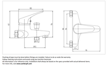 Load image into Gallery viewer, Linea CT Exposed Bath/Shower Mixer w/ Handshower 1002CR
