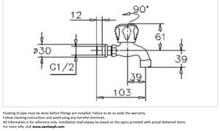 Load image into Gallery viewer, CAE Bib Tap 91.5007C-SP
