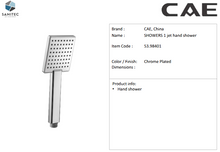 Load image into Gallery viewer, CAE 1jet Hand Shower 53.98401

