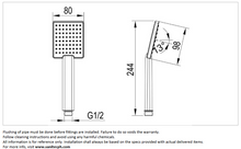 Load image into Gallery viewer, CAE 1jet Hand Shower 53.98401
